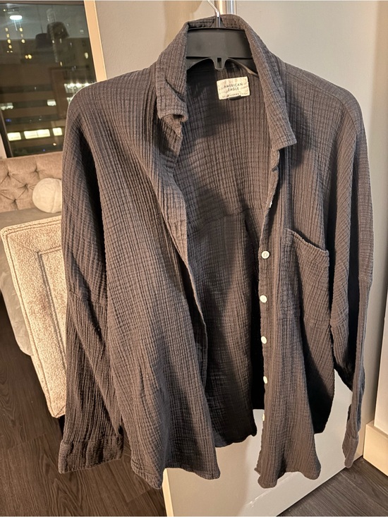 American Eagle Outfitters Tops - American Eagle Outfitters Cover Up the Day Shirt